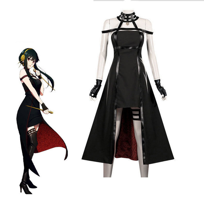 Anime Cosplay Yor Forger - SPY×FAMILY Yor Forger Dress Cosplay Costume
