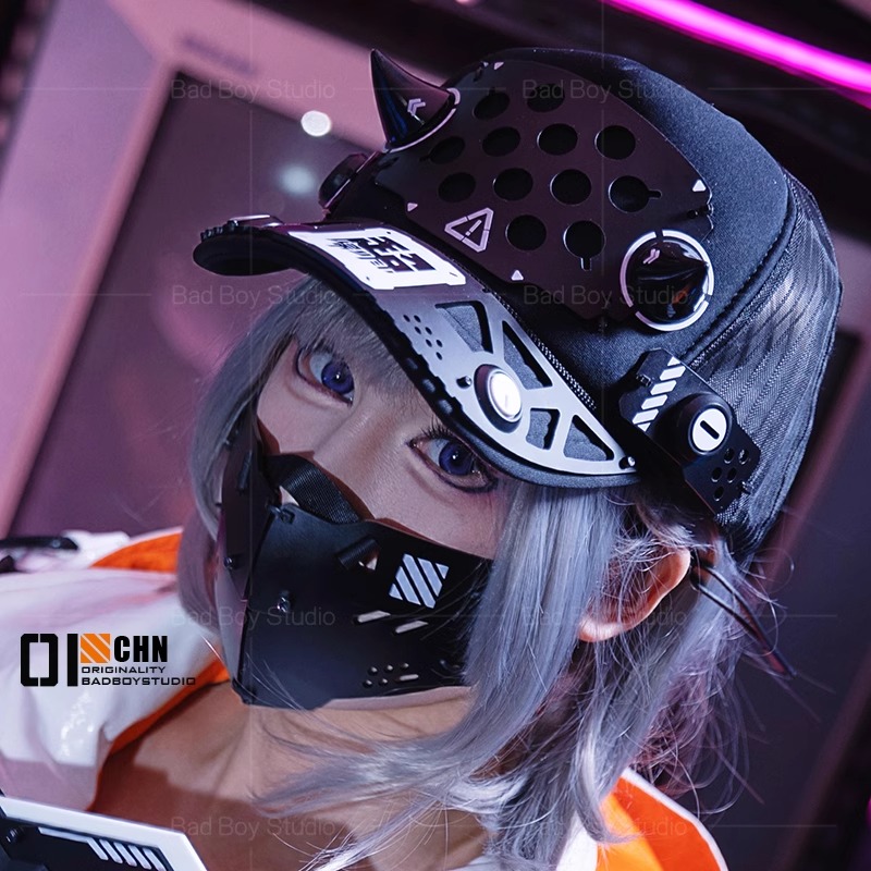 Anime Cosplay Mask - 2025 Game Cyberpunk Cosplay Mask Accessories