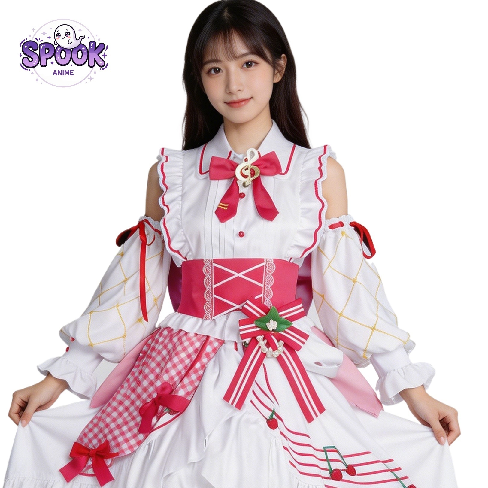 Strawberry Lolita Dress 15th A - Anime Cosplay Miku review and price