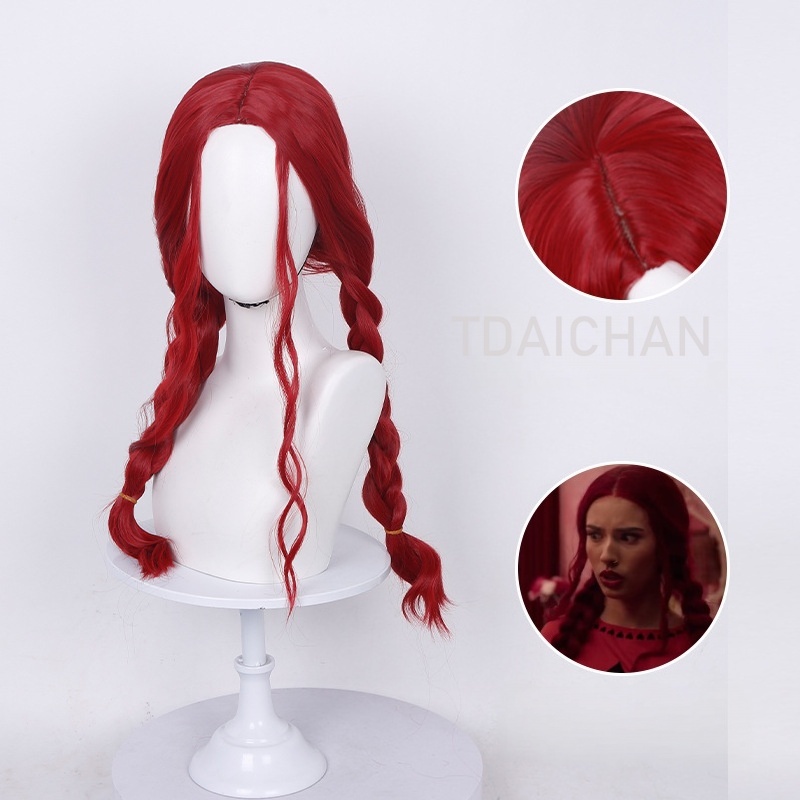 Curly Cosplay Wig Red princess - Anime Cosplay With Red Hair review and price