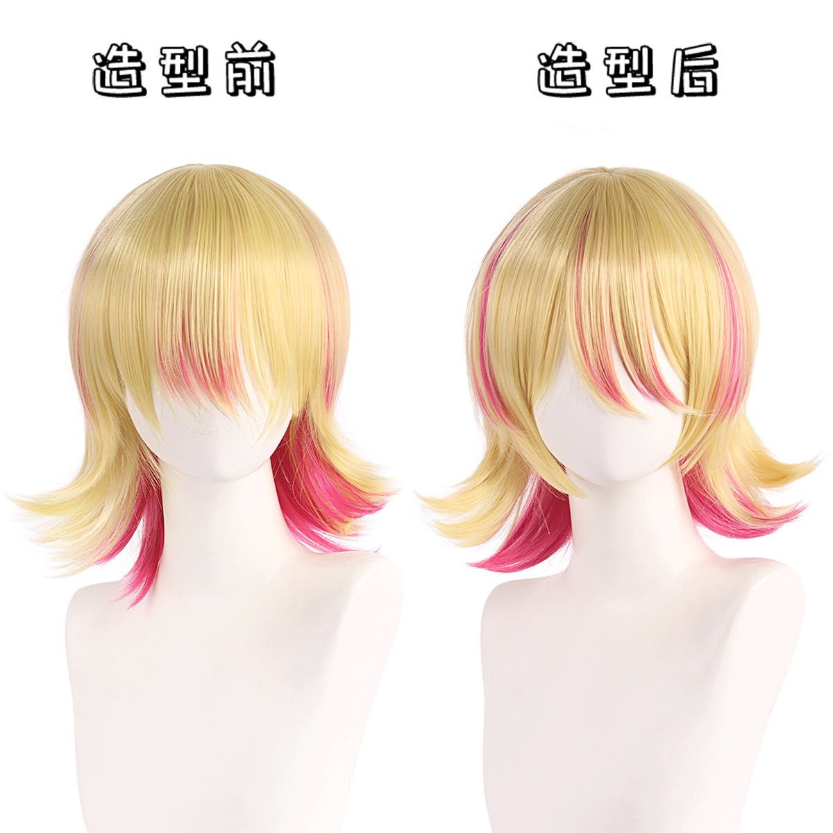 Synthetic Cosplay Wig Short Bl - Anime Cosplay Duo review and price