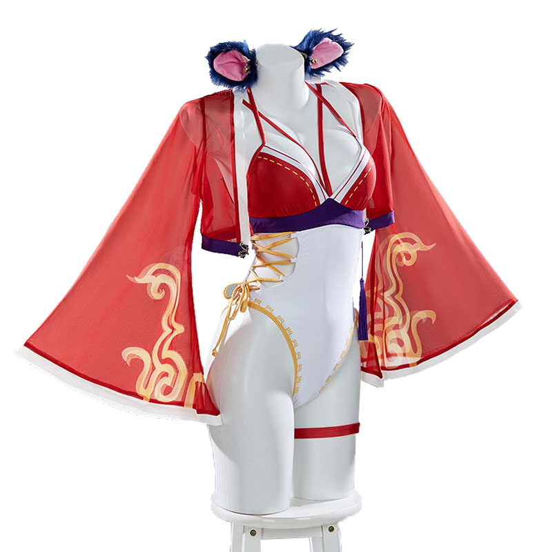 League of Legends Ahri Swimsui - Anime Cosplay Bikini review and price