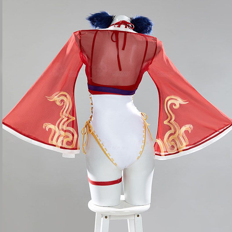 League of Legends Ahri Swimsui - Anime Cosplay Bikini review and price