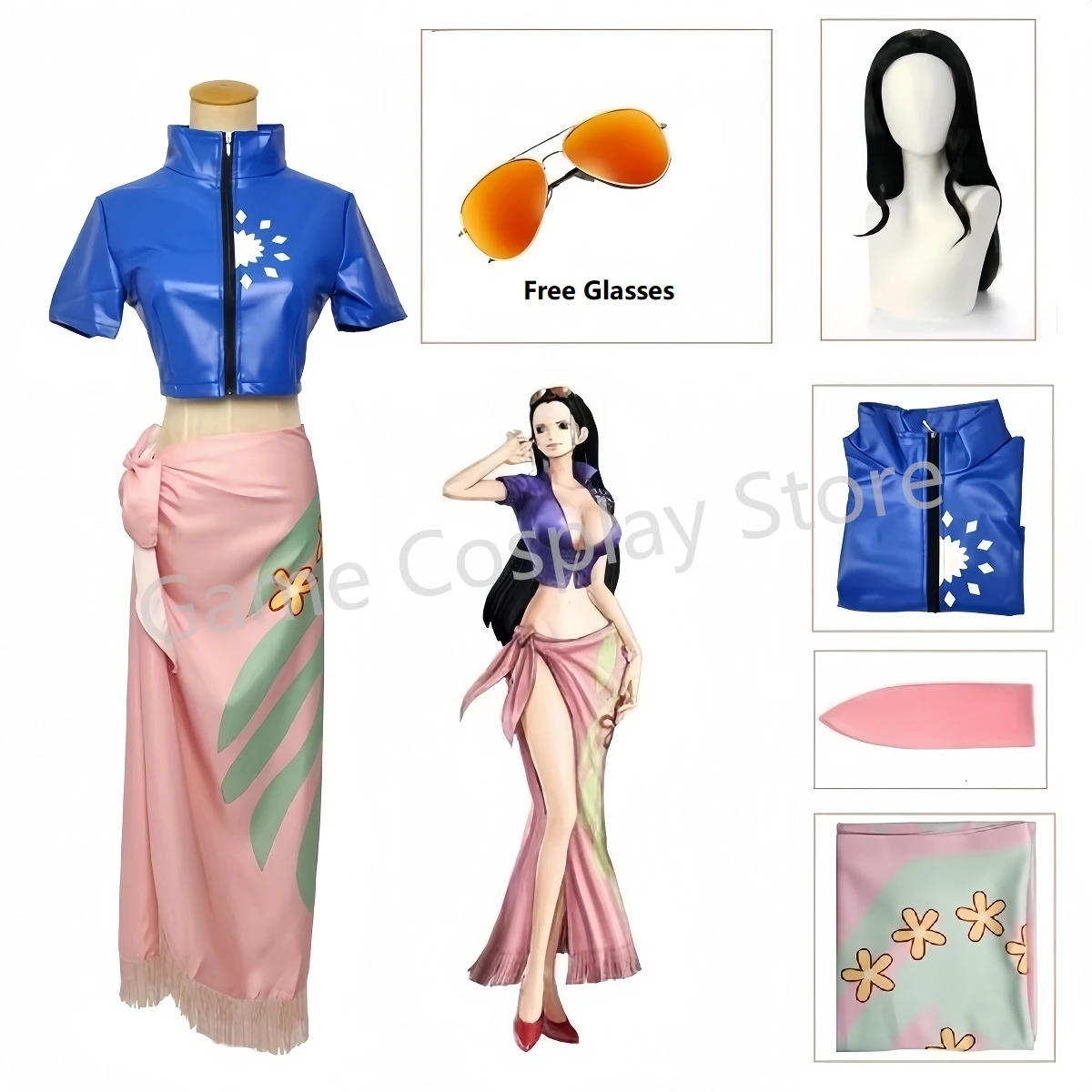 Nico Robin Cosplay Costume Dre - Anime Cosplay Yor review and price