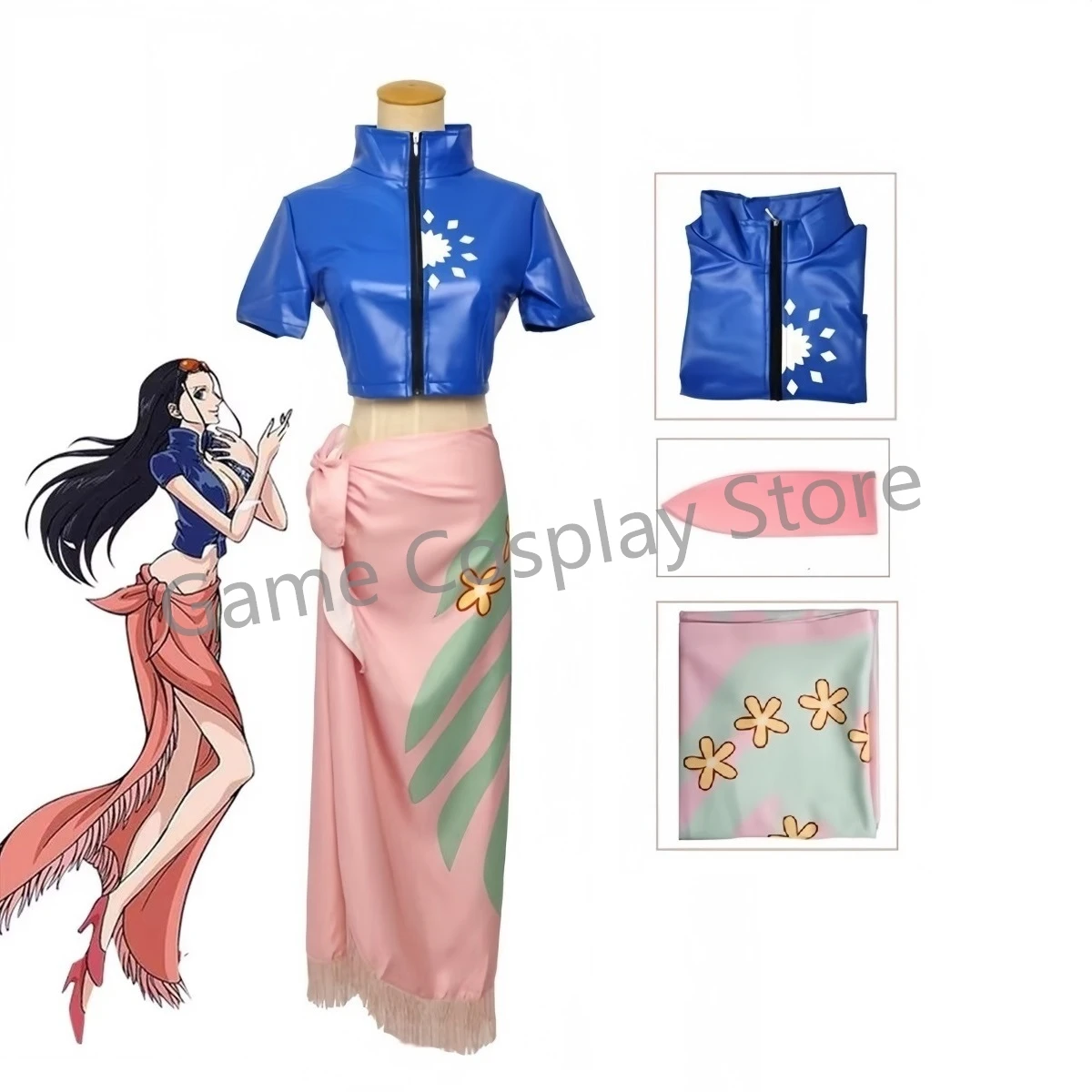 Nico Robin Cosplay Costume Dre - Anime Cosplay Yor review and price