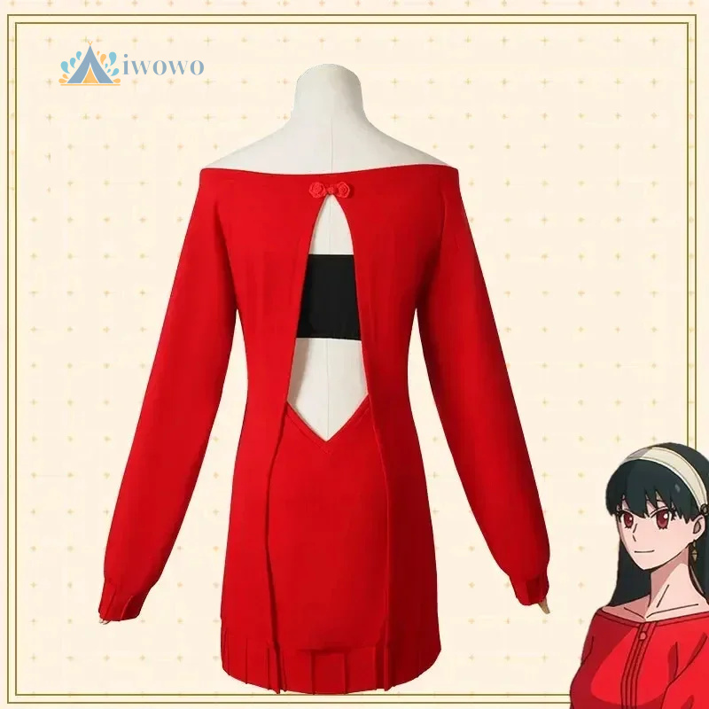 Yor Forger Cosplay Long Red Kn - Anime Cosplay Yor Forger review and price