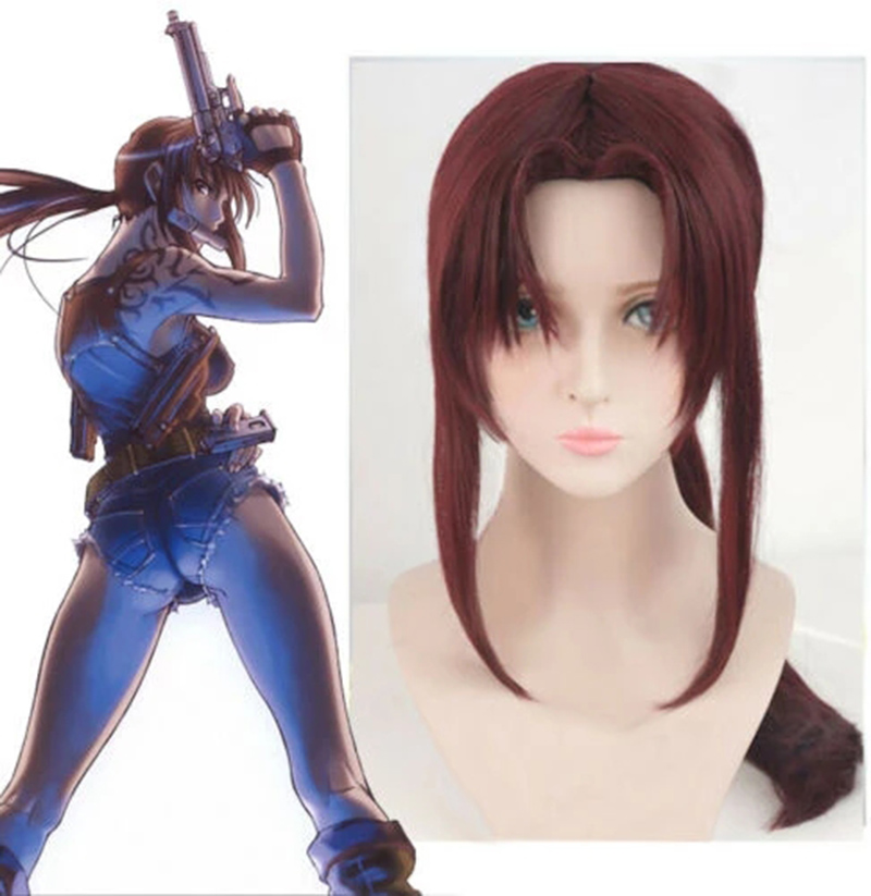 New BLACK LAGOON Rebecca Revy  - Anime Cosplay With Red Hair review and price
