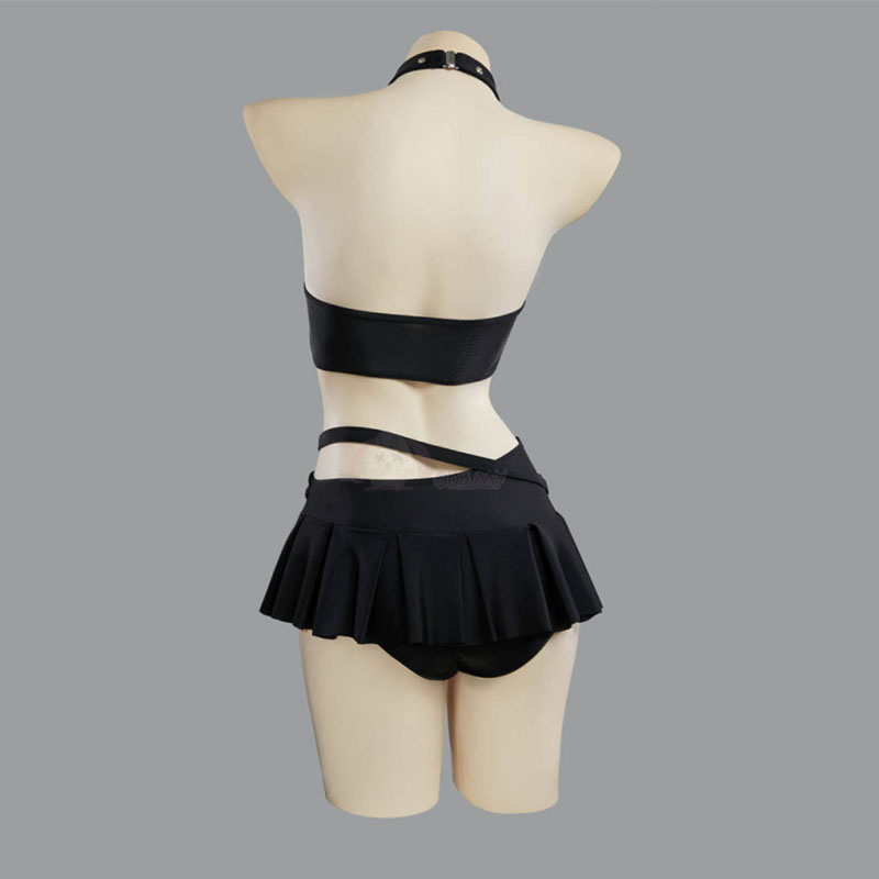 Gothic Punk Heart Hollow Halte - Anime Cosplay Bikini review and price