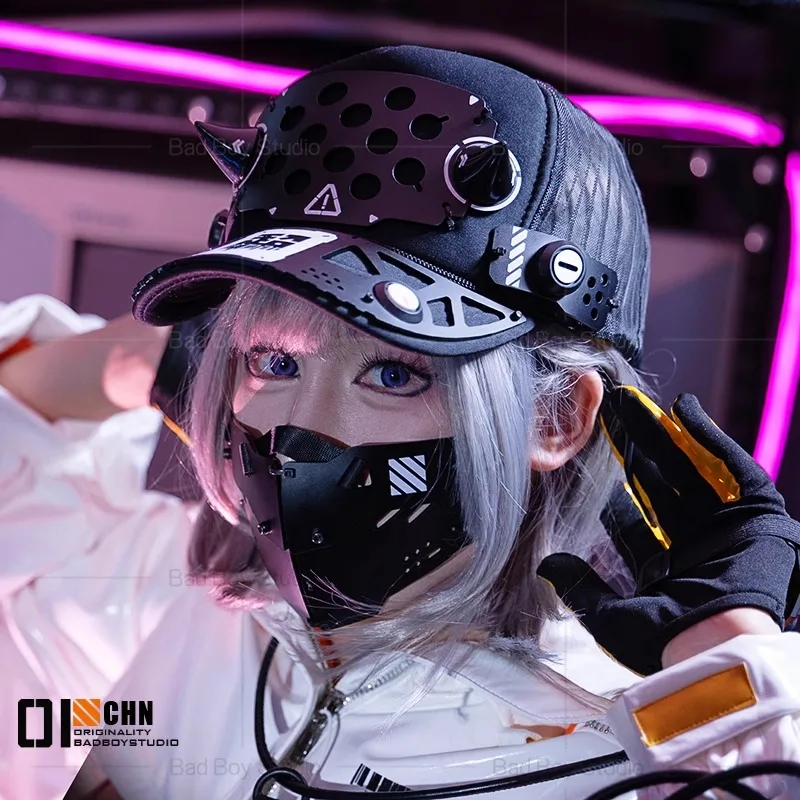 2025 Game Cyberpunk Cosplay Ma - Anime Cosplay Mask review and price
