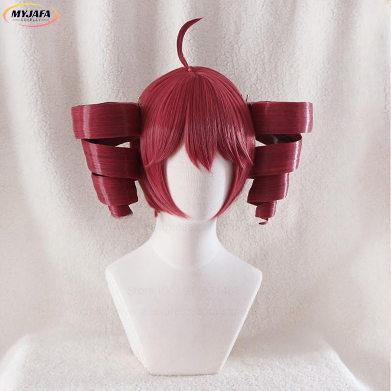 Anime Kasane Teto Cosplay Wig  - Anime Cosplay With Red Hair review and price