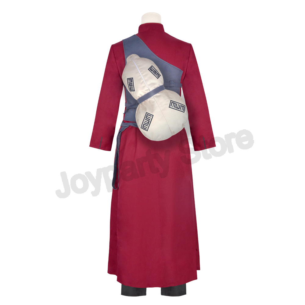 Gaara Cosplay Costume Sand Fiv - Anime Cosplay With Red Hair review and price